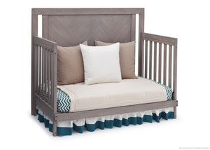 Simmons Kids Stained Grey (054) Chevron Crib 'N' More, Day Bed Conversion a4a 5
