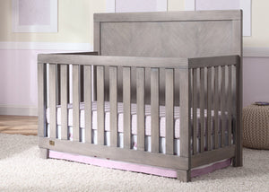 Simmons Kids Stained Grey (054) Bellante 4-in-1 Crib, Room Shot a0a 13