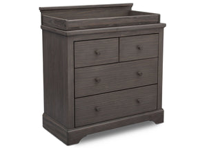Simmons Kids Rustic Grey (084) Paloma 4 Drawer Dresser, Side View a1a 0