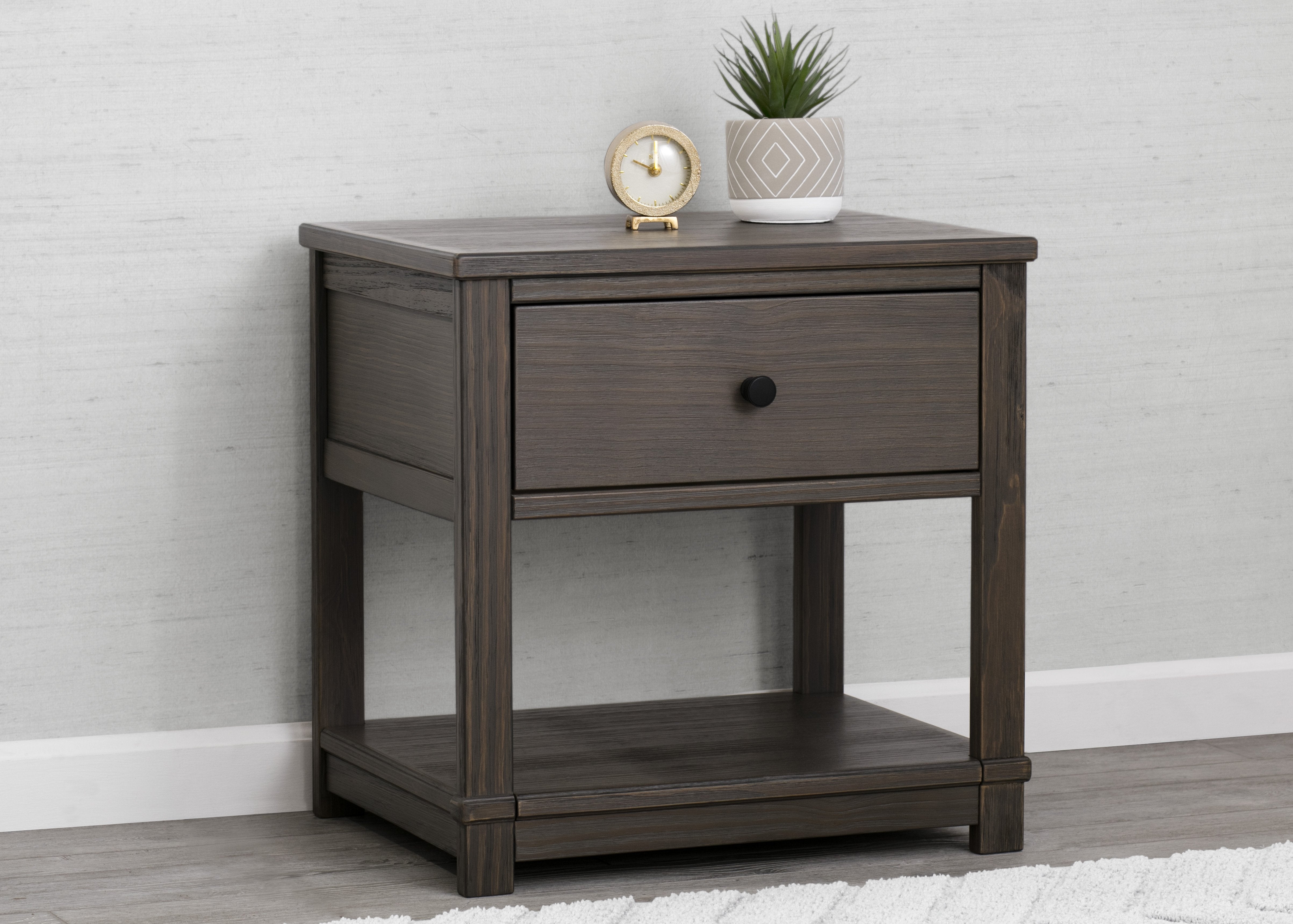 Nightstand outlet dark grey