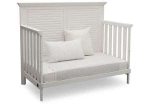 Simmons Kids Rustic Bianca (170) Oakmont Crib 'N' More Daybed conversion side view a5a 5
