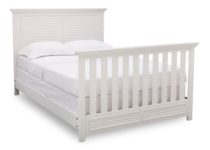 Simmons Kids Rustic Bianca (170) Oakmont Crib 'N' More Full bed conversion side view a6a 6