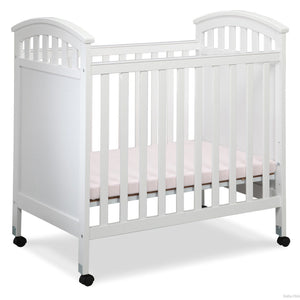 Delta Children White (100) Americana Cozy Crib Side View a1a 22