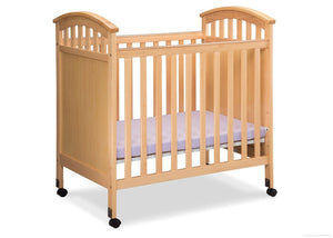 Delta Children Natural (260) Americana Cozy Crib Side View c1c 10