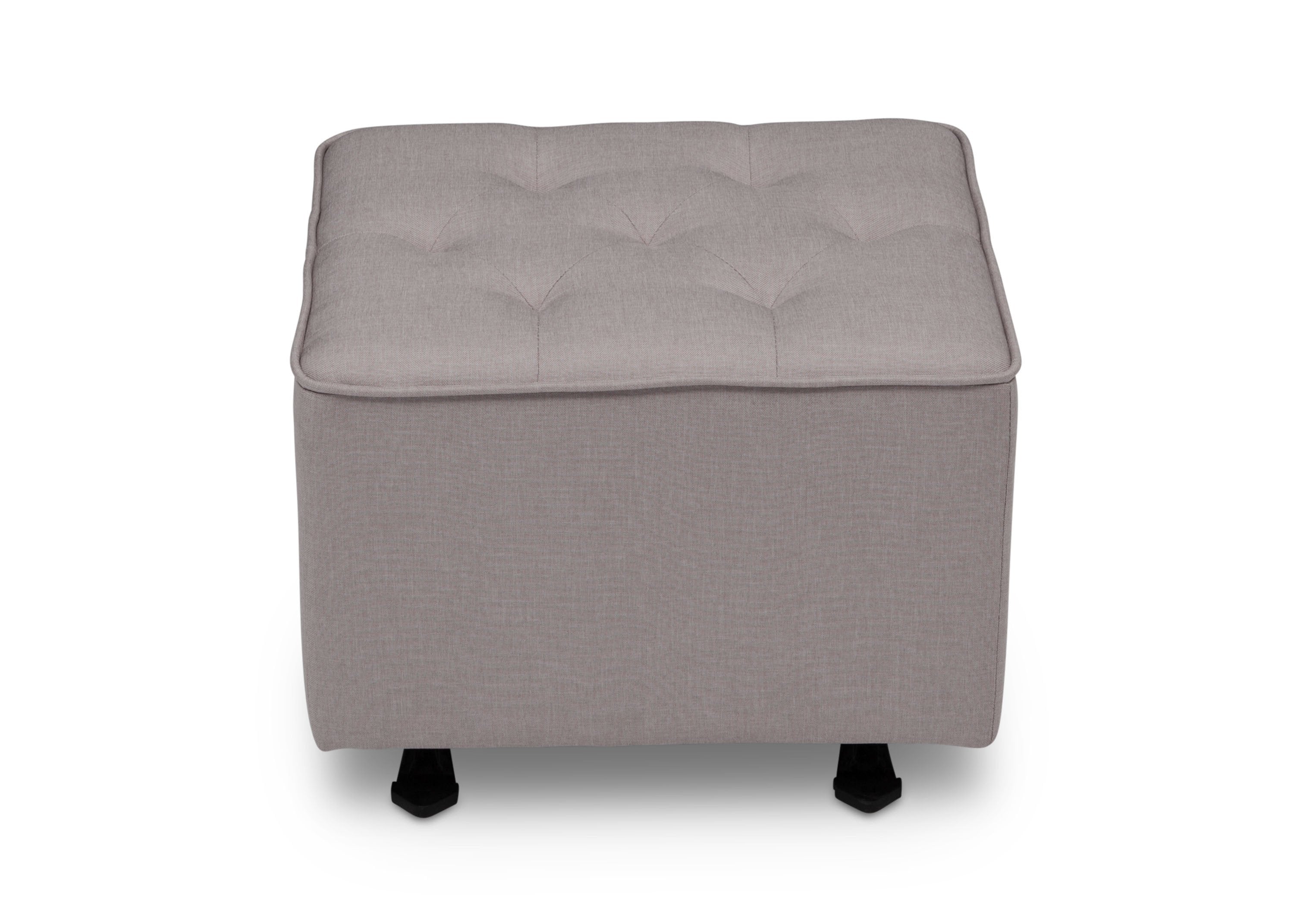 Emma Diamond Tufted Nursery Gliding Ottoman Delta Children