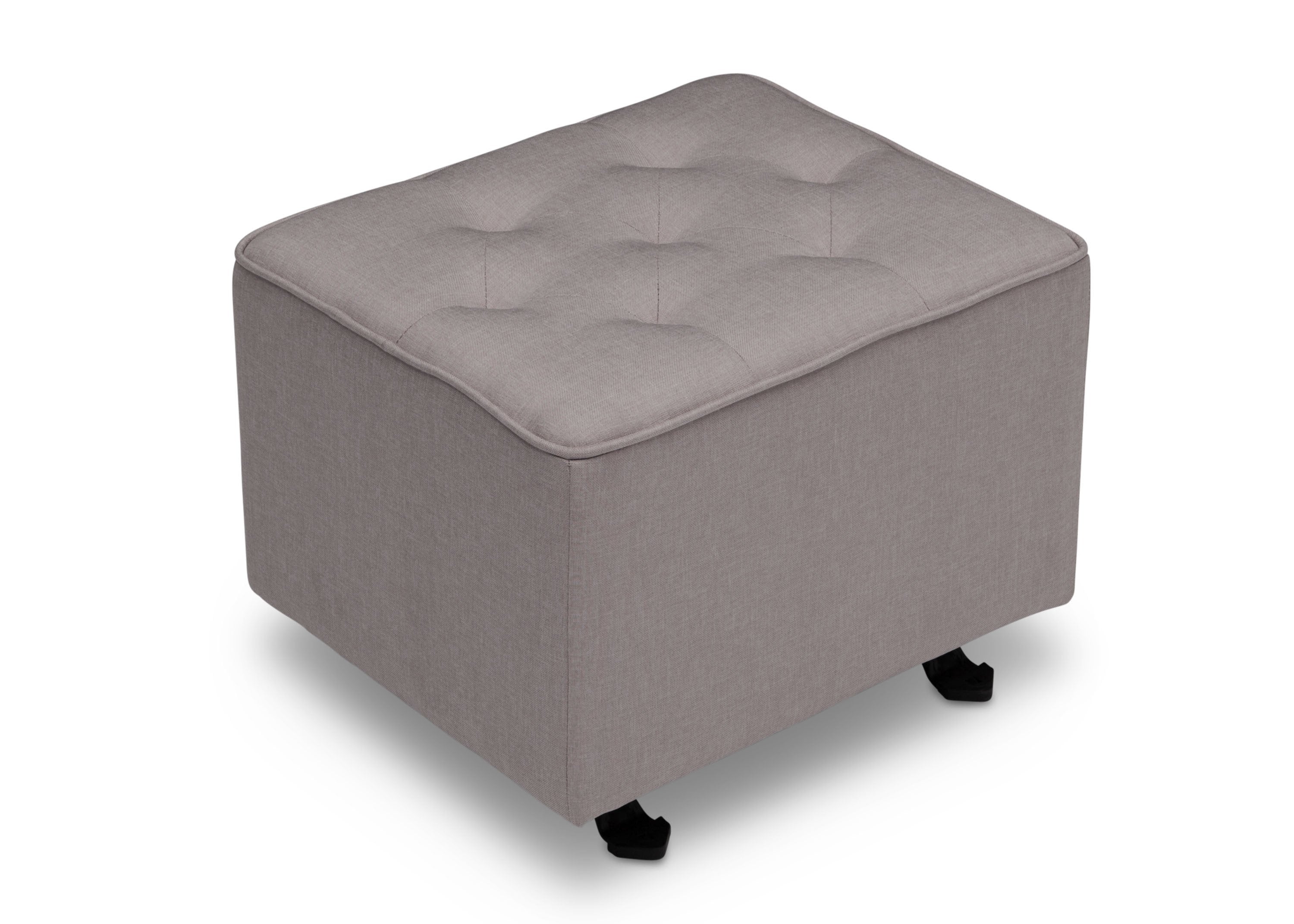 Emma Diamond Tufted Nursery Gliding Ottoman Delta Children