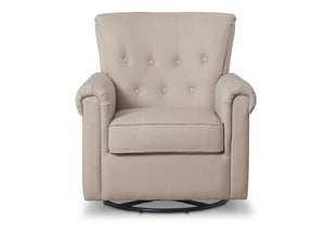 Delta Children Flax (710) Harper Nursery Glider Swivel Rocker Chair (525310), Hangtag, b4b 5
