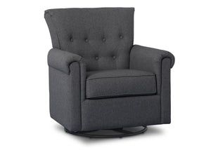 DCB: Charcoal Grey (931) Harper Nursery Glider Swivel Rocker Chair (525310), Right View, c3c 10