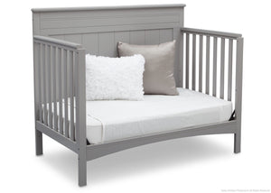 Delta Children Grey (026) Fancy 4-in-1 Crib Side View, Day Bed Conversion b4b 21