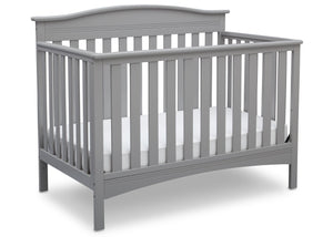 Delta Children Grey (026) Bakerton 4-in-1 Crib Side View a2a 0