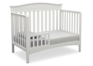 Delta Children Bianca (130) Bakerton 4-in-1 Crib Toddler Bed Conversion Side View b4b 10
