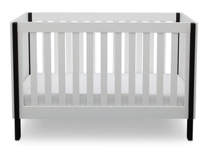 Delta Children Bianca with Ebony (149) Bellevue 3-in-1 Crib, Front Crib View a3a 3