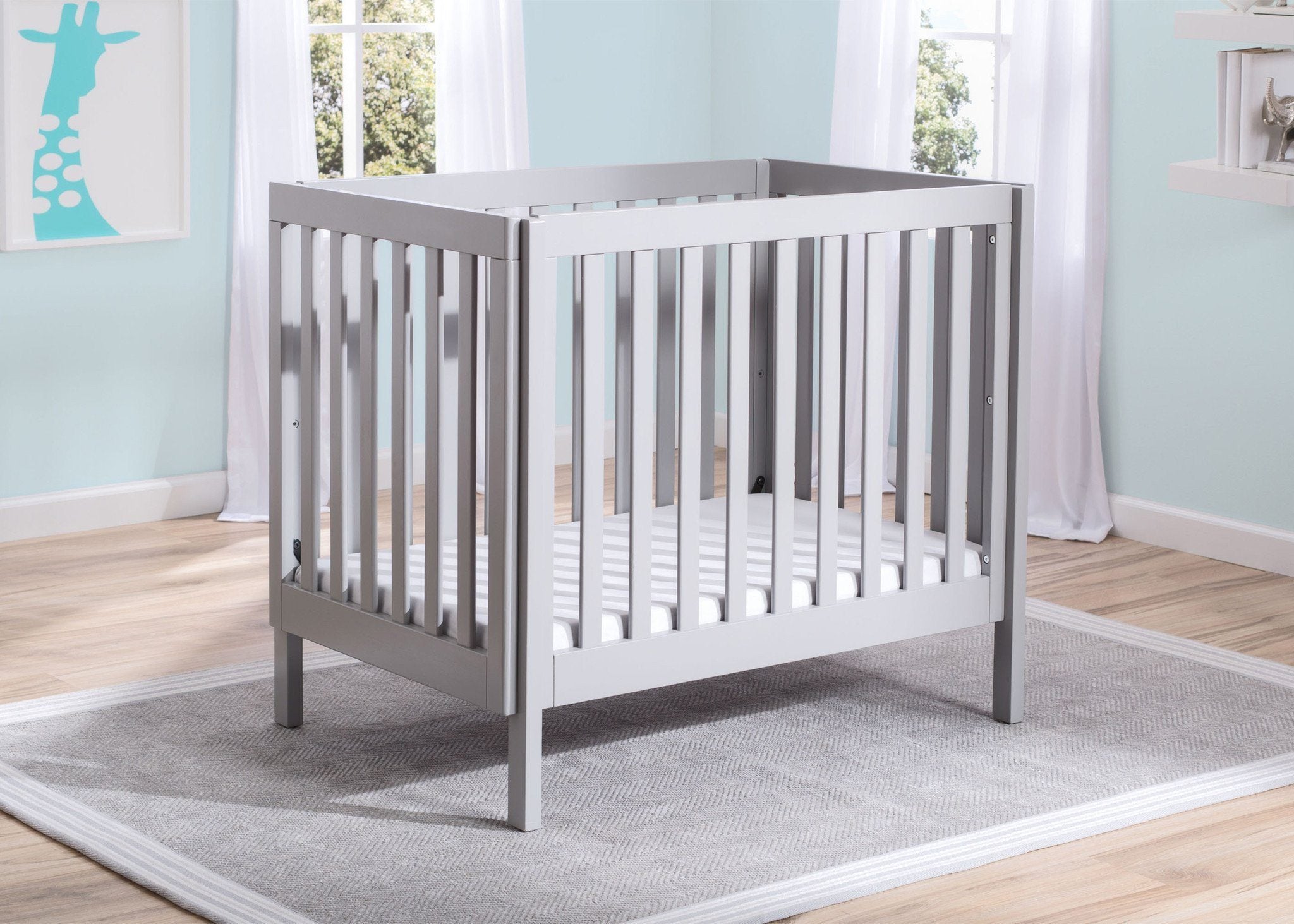 Bennington Elite Mini Crib with Mattress Delta Children