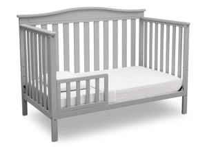 Delta Children Grey (026) Independence 4-in-1 Convertible Crib, Toddler Bed Conversion a5a 5