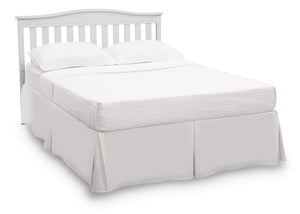 Delta Children Bianca White (130) Independence 4-in-1 Convertible Crib, Full Size Bed Conversion b7b 13