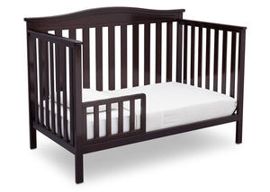 Delta Children Dark Chocolate (207) Independence 4-in-1 Convertible Crib, Toddler Bed Conversion c5c 17