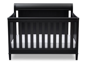 Delta Children Ebony (0011) New Haven 4-in-1 Crib, Front View, a2a 4
