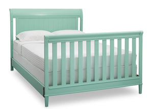 Delta Children Aqua (347) New Haven 4-in-1 Crib, Angled Conversion to Full Size Bed, e6e 26