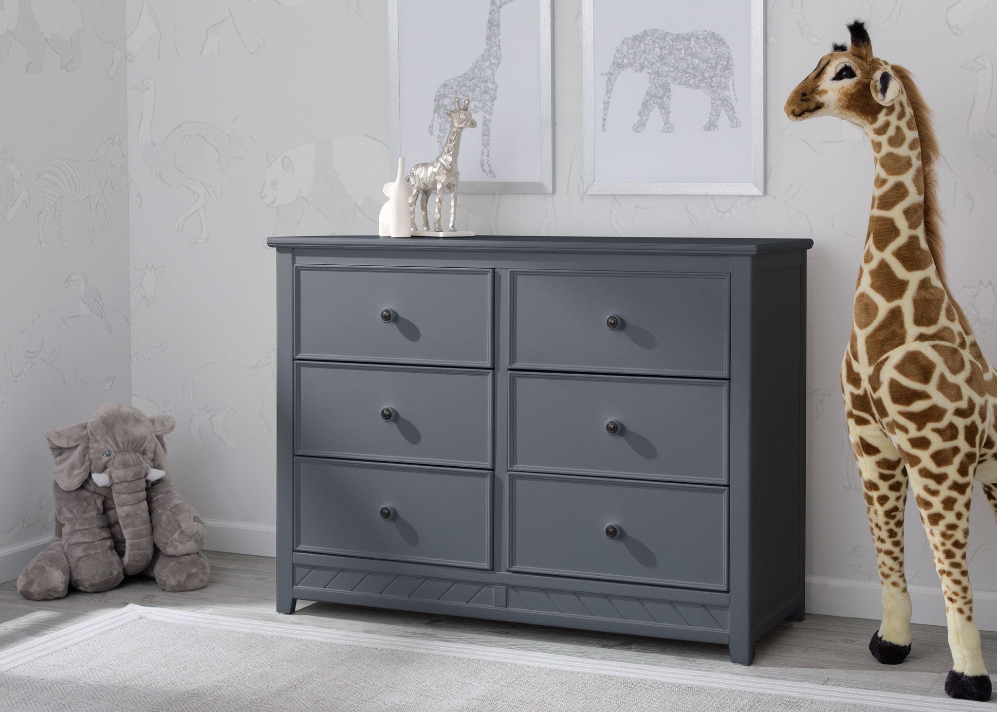 delta charcoal grey dresser Bennington Elite 6 Drawer Dresser