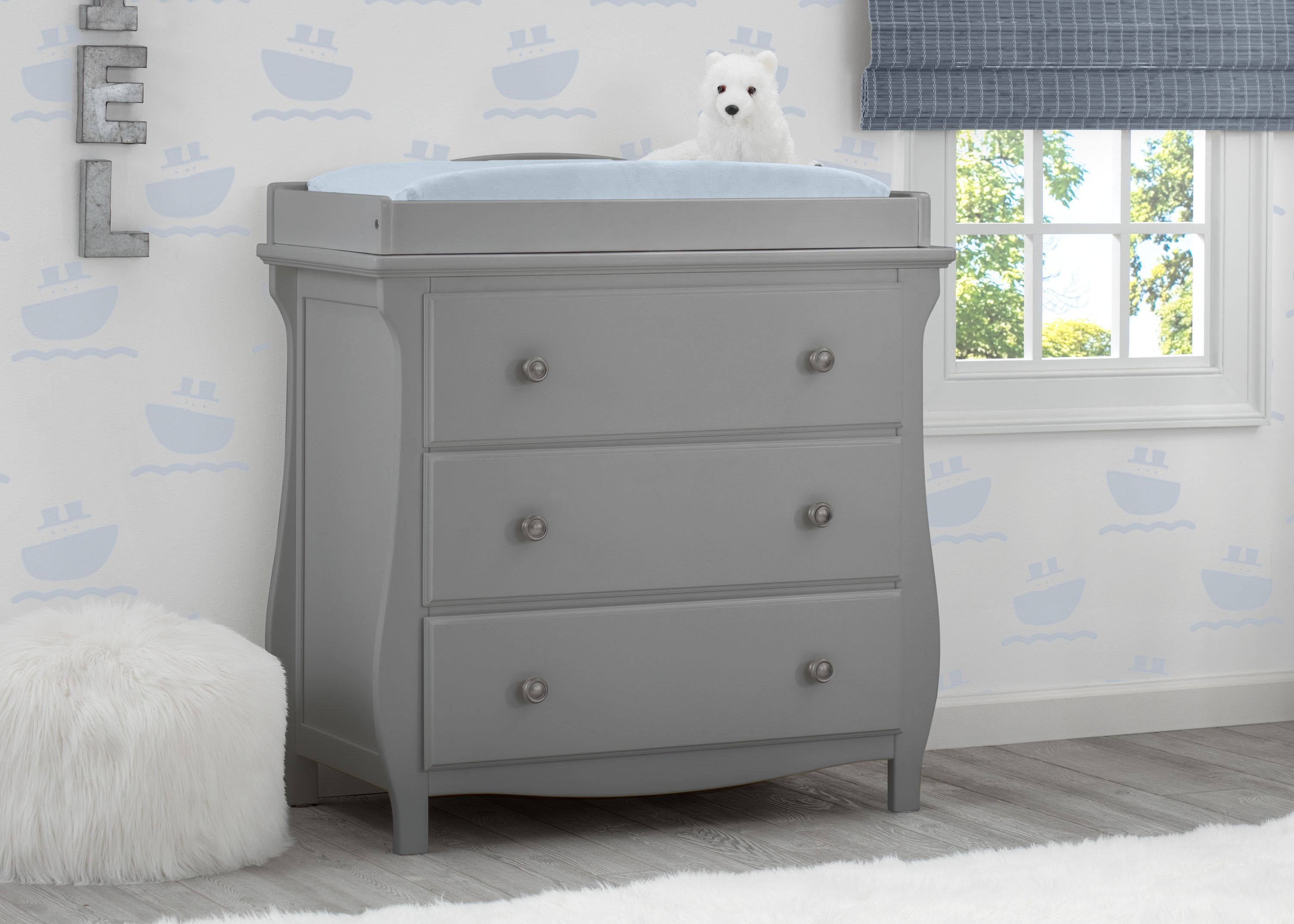 Lancaster 3 Drawer Dresser with Changing Top Delta Children
