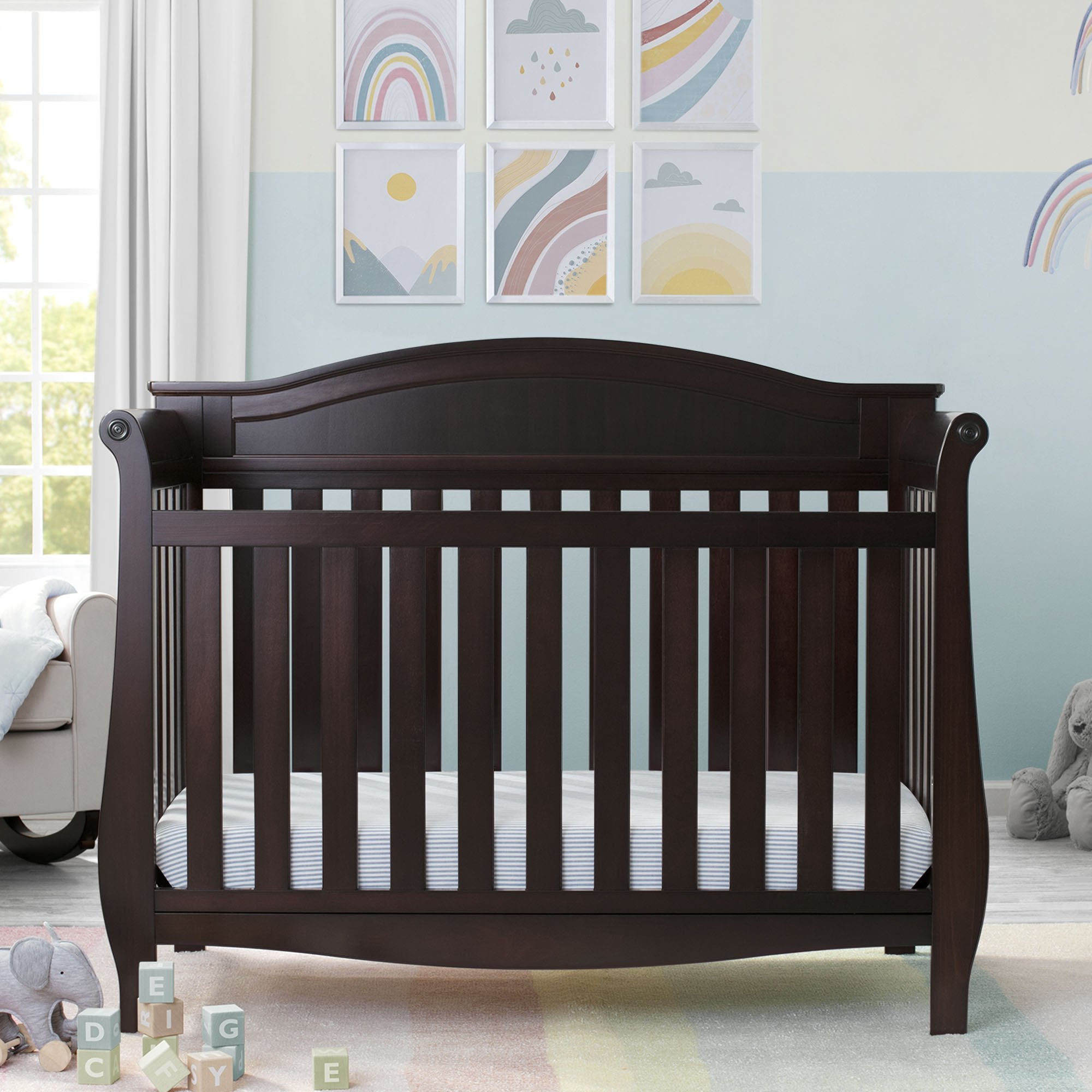 Lancaster 4 in 1 convertible crib new arrivals
