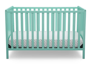 Delta Children Aqua (347) Heartland Classic 4-in-1 Convertible Crib, Crib Front, e2e 31