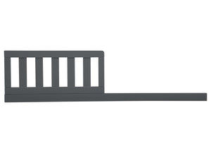 Delta Children Charcoal Grey (029) Daybed/Toddler Guardrail Kit, front view e1e 2