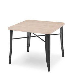Delta Children Black with Driftwood (1312) Bistro Kids Play Table (560302), Silo a3a 16