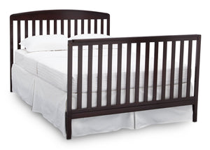 Delta Children Dark Chocolate (207) Brayden 4-in-1 Crib, Full Size Bed Conversion c7c 20