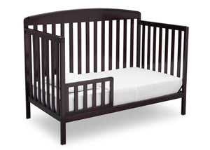 Delta Children Dark Chocolate (207) Brayden 4-in-1 Crib, Toddler Bed Conversion c5c 18