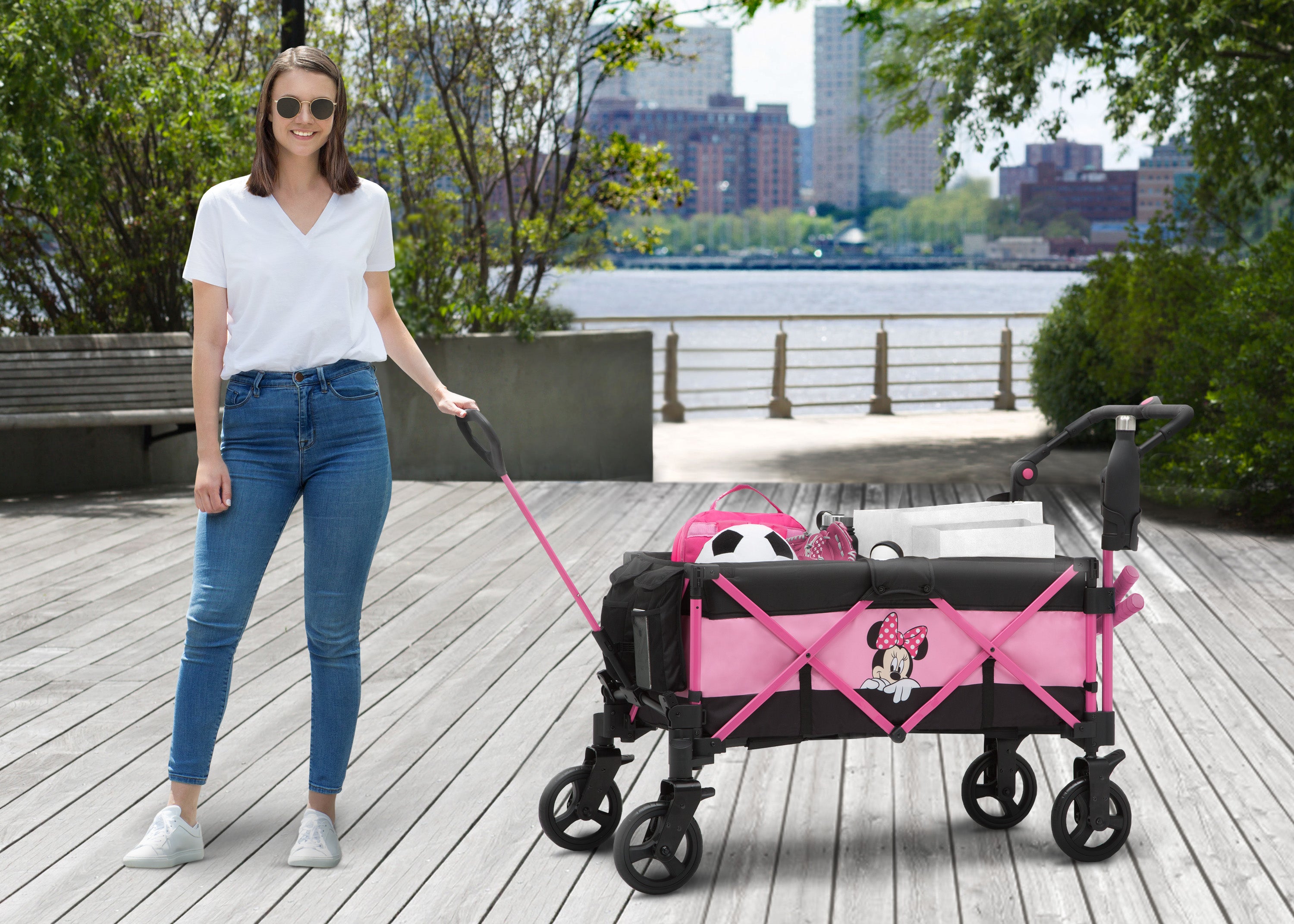 Disney Minnie Mouse Stroller Wagon Delta Children