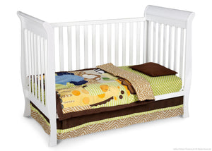 Delta Children White (100) Charleston/Glenwood 3-in-1 Crib, Toddler Bed Conversion a2a 4