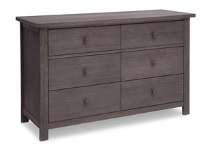 Serta Rustic Grey (084) Northbrook 6 Drawer Dresser, Side View a2a 0