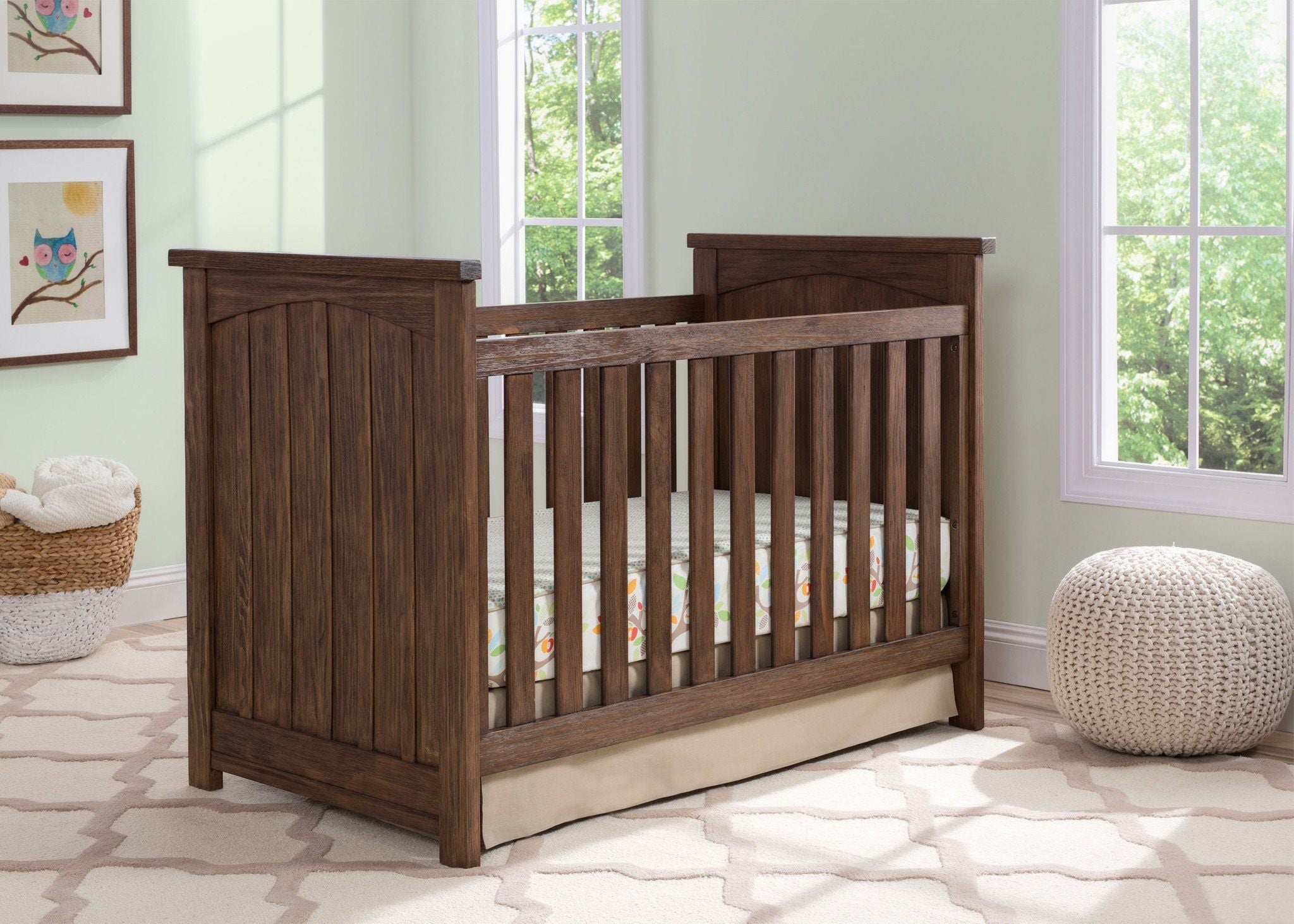 Rustic hotsell oak crib