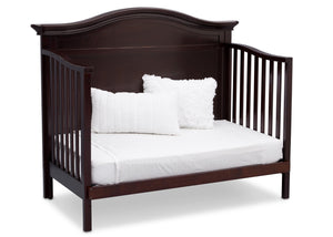 Serta Dark Chocolate (207) Bethpage 4-in-1 Crib, Side View with Day Bed Conversion c6c 19