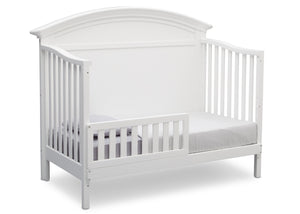Serta Bianca (130) Adelaide 4-in-1 Crib, Side View with Toddler Bed Conversion b5b 10