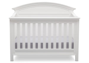 Serta Bianca (130) Adelaide 4-in-1 Crib, Front View with Crib Conversion b3b 9