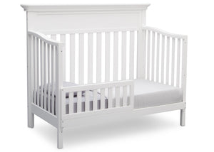 Serta Bianca (130) Fernwood 4-in-1 Crib, Side View with Toddler Bed Conversion a5a 10