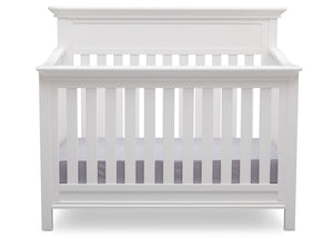Serta Bianca (130) Fernwood 4-in-1 Crib, Front View with Crib Conversion a3a 9