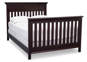 Serta Dark Chocolate (207) Fernwood 4-in-1 Crib, Side View with Full Size Platform Bed Kit (for 4-in-1 Cribs) 700850 c7c 17
