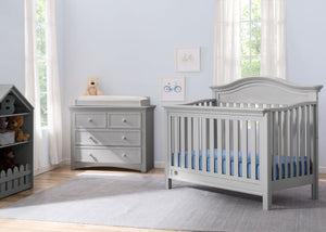 Serta Grey (026) Banbury 4-in-1 Convertible Crib, Room View a1a 0