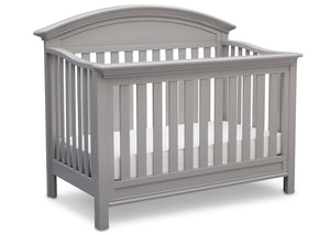 Serta Grey (026) Aberdeen 4-in-1 Crib, Side View with Crib Conversion a4a 0