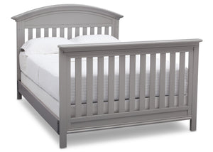 Serta Grey (026) Aberdeen 4-in-1 Crib with Full Size Platform Bed Kit (for 4-in-1 Cribs) 700850 with Footboard a7a 8