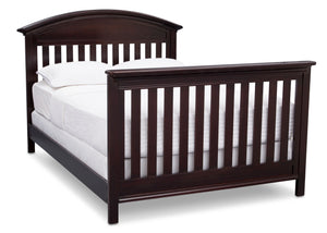 Serta Dark Chocolate (207) Aberdeen 4-in-1 Crib with Full Size Platform Bed Kit (for 4-in-1 Cribs) 700850 with Footboard c7c 20