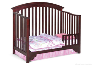 Delta Children Black Cherry Espresso (607) Sonoma 4-in-1 Crib, Toddler Bed Conversion a3a 2