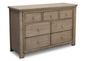 Serta Rustic Driftwood (112) Langley 7 Drawer Dresser, Right View b2b 16