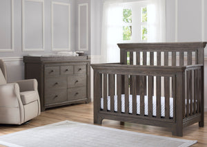 Serta Rustic Grey (084) Langley 4-in-1 Crib Right View a3a 7