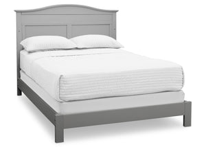 Serta Grey (026) Barrett 4-in-1 Convertible Crib, Right Full Bed View a5a 8