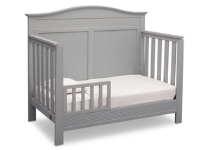 Serta Grey (026) Barrett 4-in-1 Convertible Crib, Right Toddler Bed View a3a 5