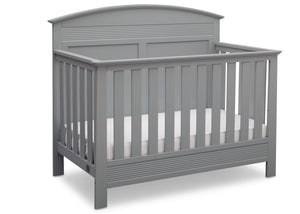 Serta Grey (026) Ashland 4-in-1 Convertible Crib, Right Crib View a2a 4